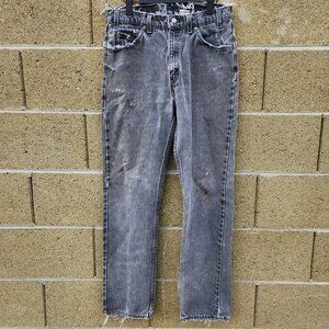Vintage Levi Strauss Original 505 Regular Fit Straight Leg 34X32